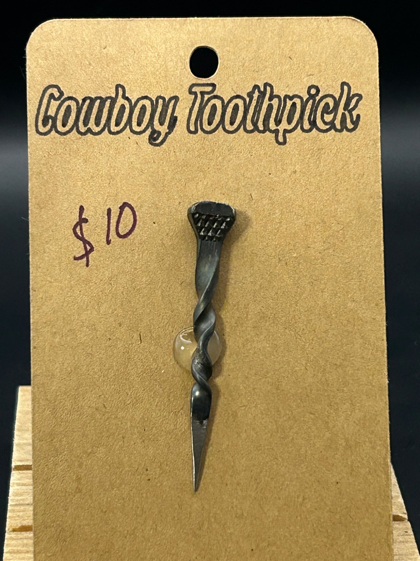 1.75" Cowboy Toothpick Horse shoe Nail