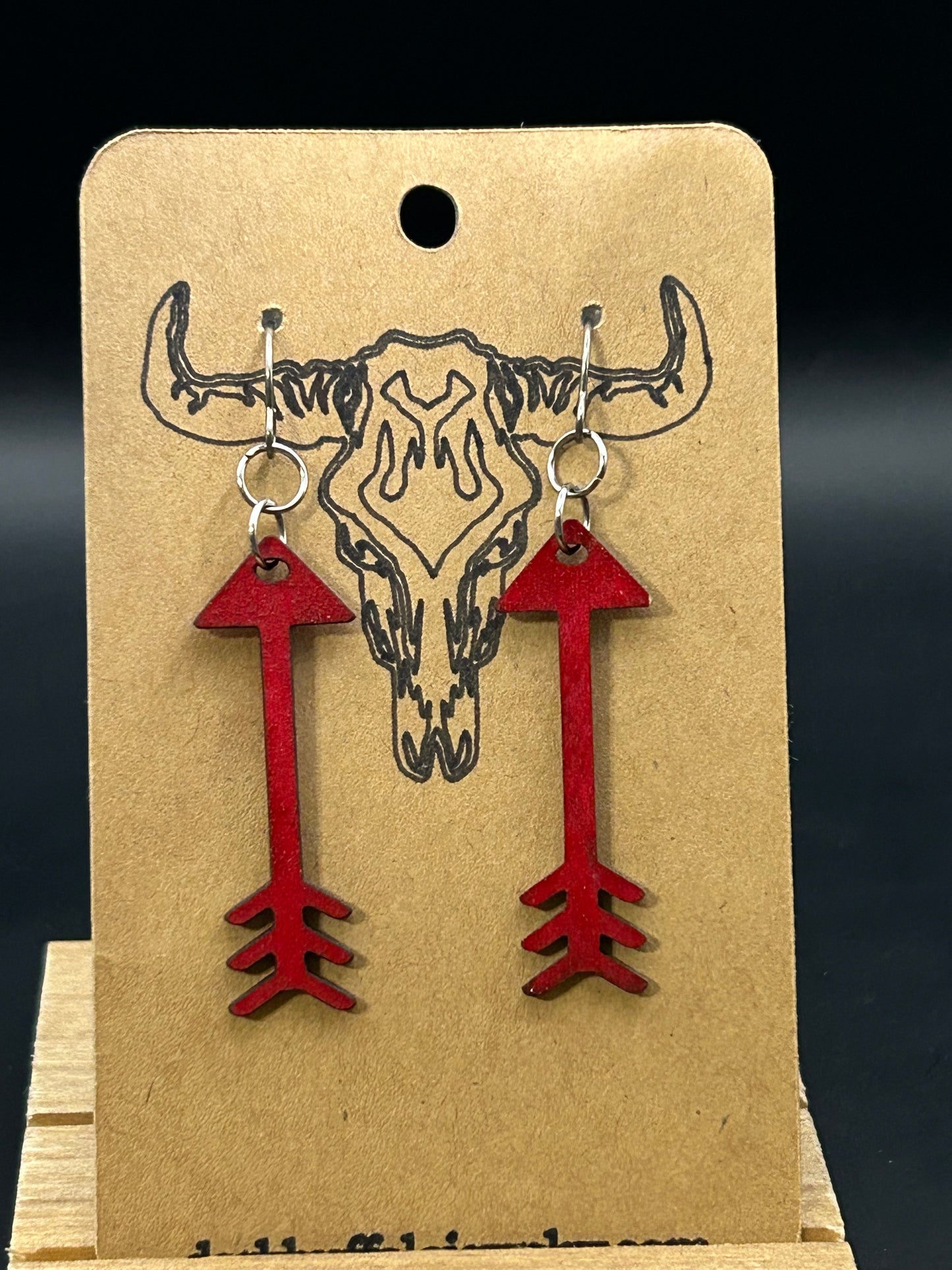Red Arrow Earrings