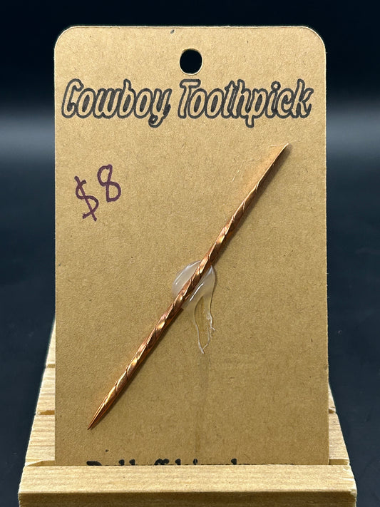 3" Cowboy Toothpick SQR Twisted Copper