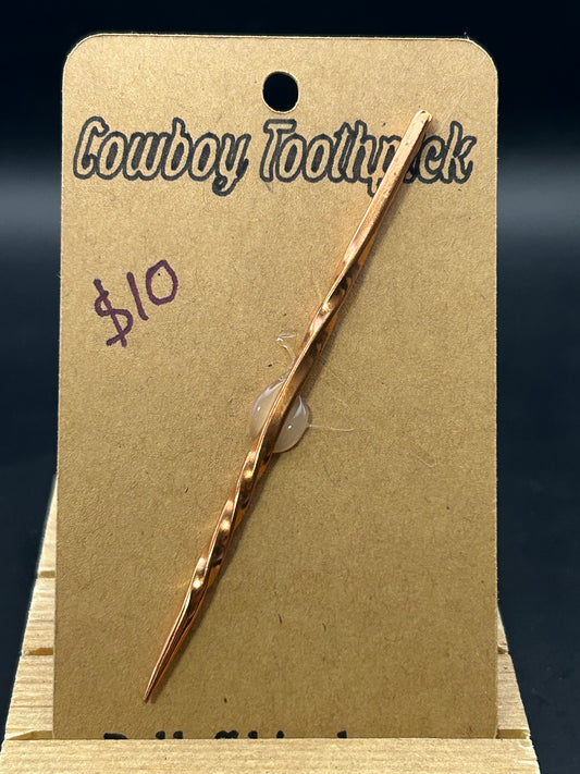 3.5" Cowboy Toothpick SQR Twst Copper