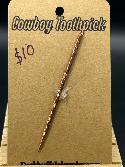 3" Cowboy Toothpick SQR Twisted Copper