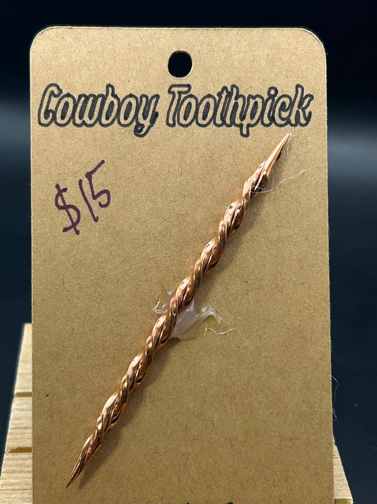 3" Cowboy Toothpick LRG Twisted Copper