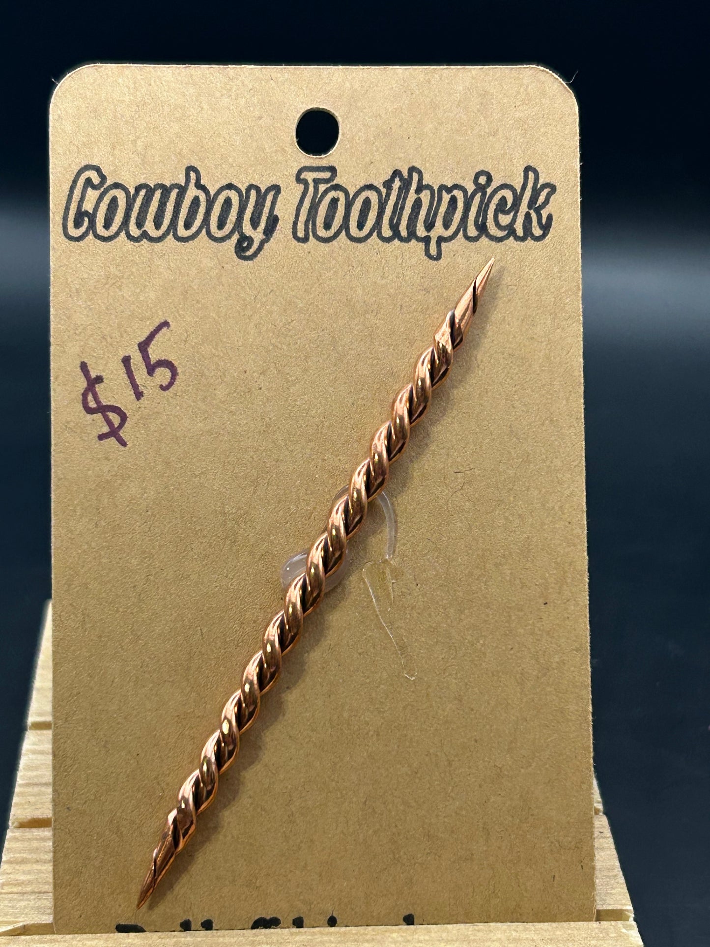 3" Cowboy Toothpick SM Twisted Copper