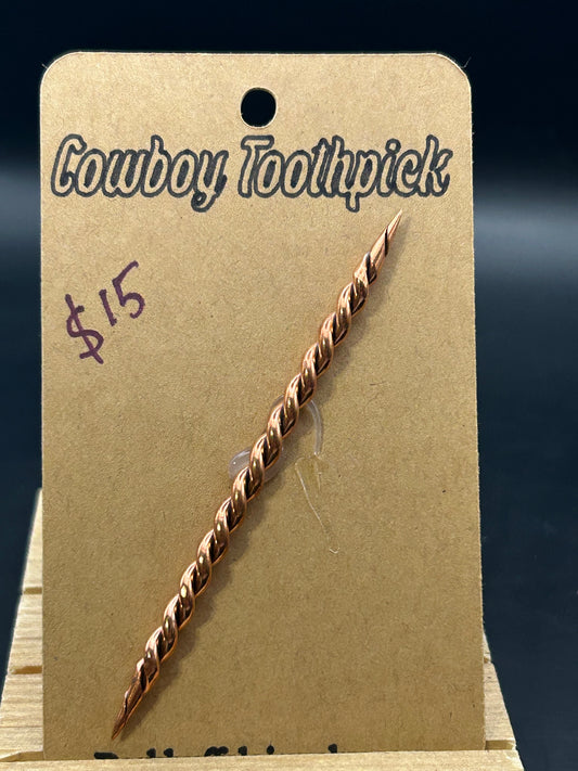 3" Cowboy Toothpick SM Twisted Copper