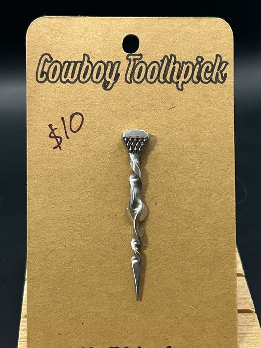 1.75" Cowboy Toothpick Horse shoe Nail