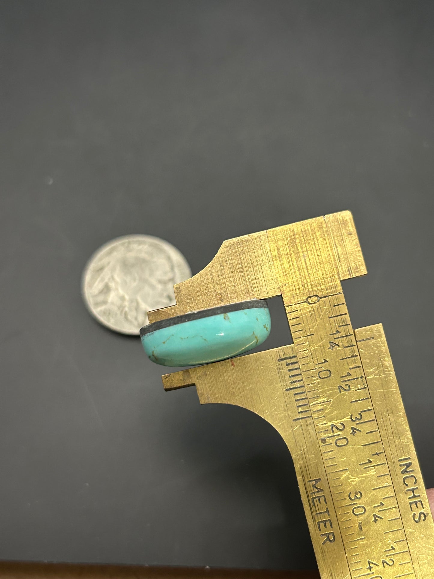 Kingman Turquoise 15.3cts Cabochon