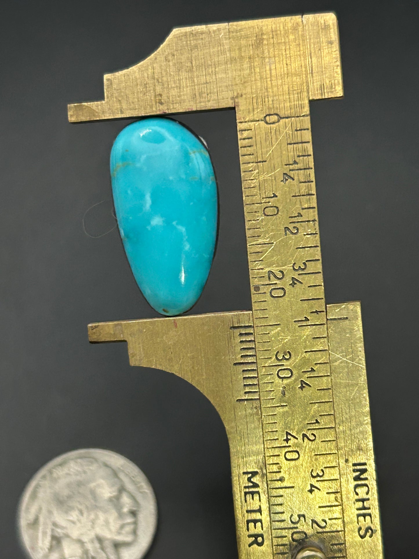 Kingman Turquoise 9.2cts Cabochon