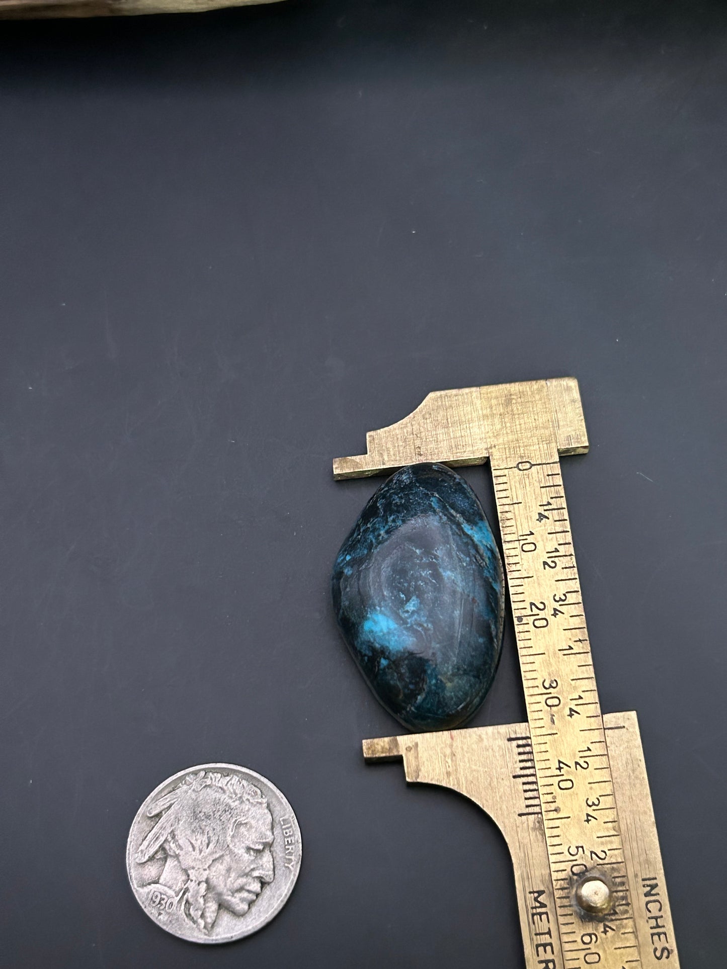 Hubei Turquoise 57.7ct Cabochon