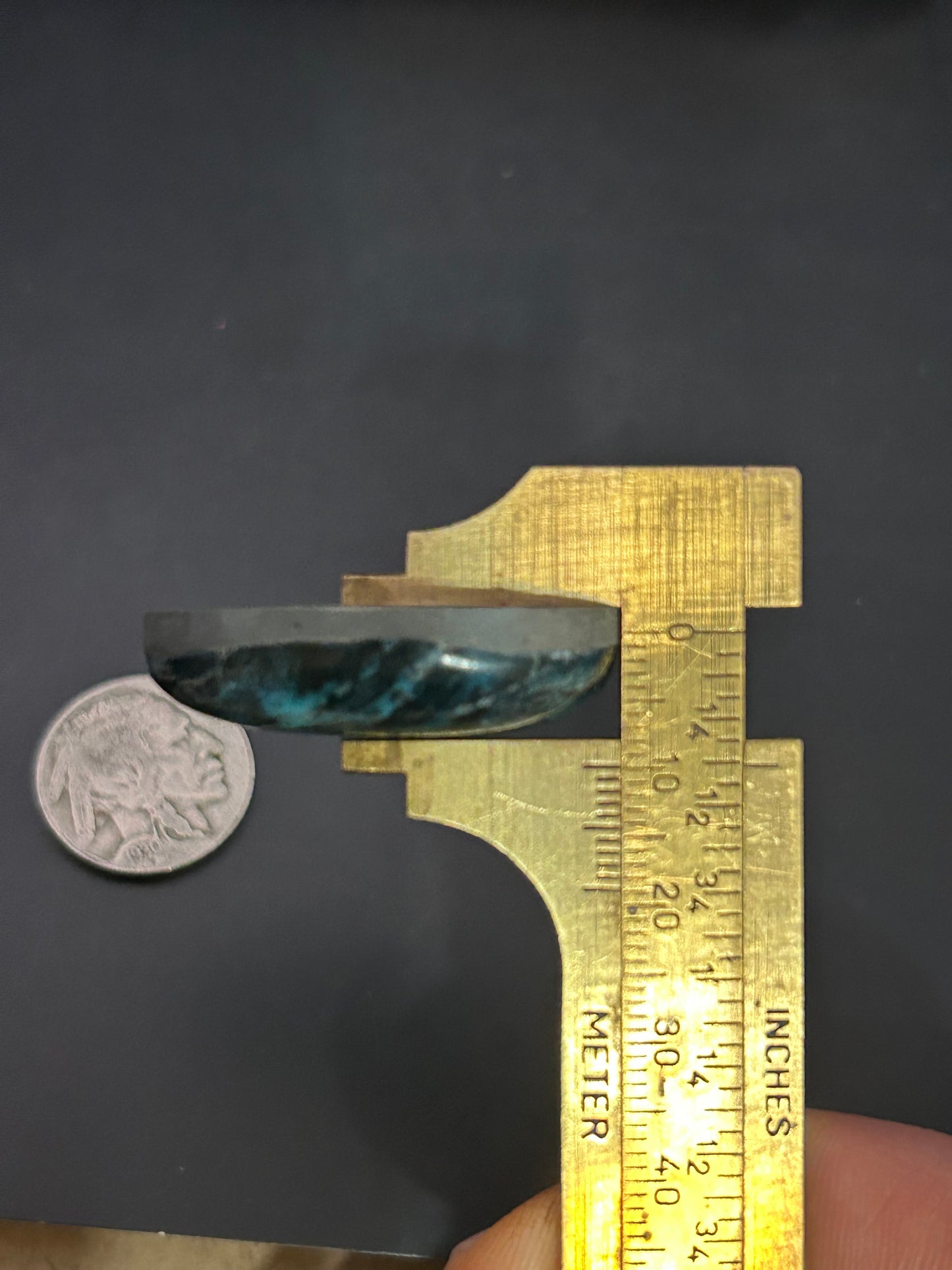 Hubei Turquoise 57.7ct Cabochon