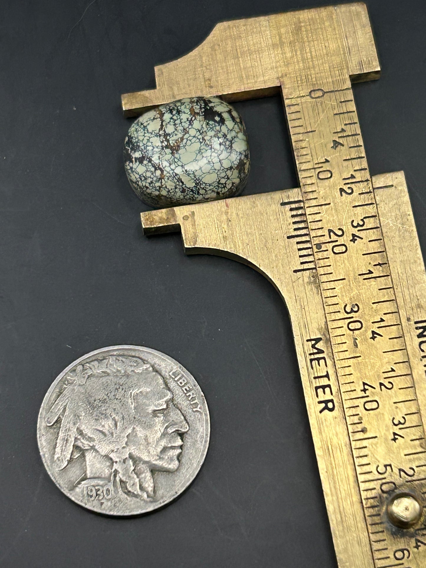 Hubei Turquoise 12.7 Cabochon