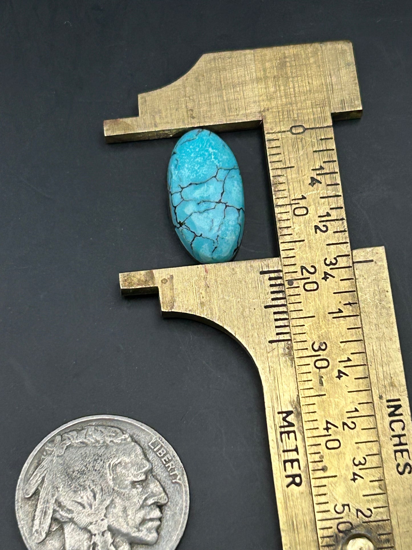 8ct Hubei Turquoise Cabochon