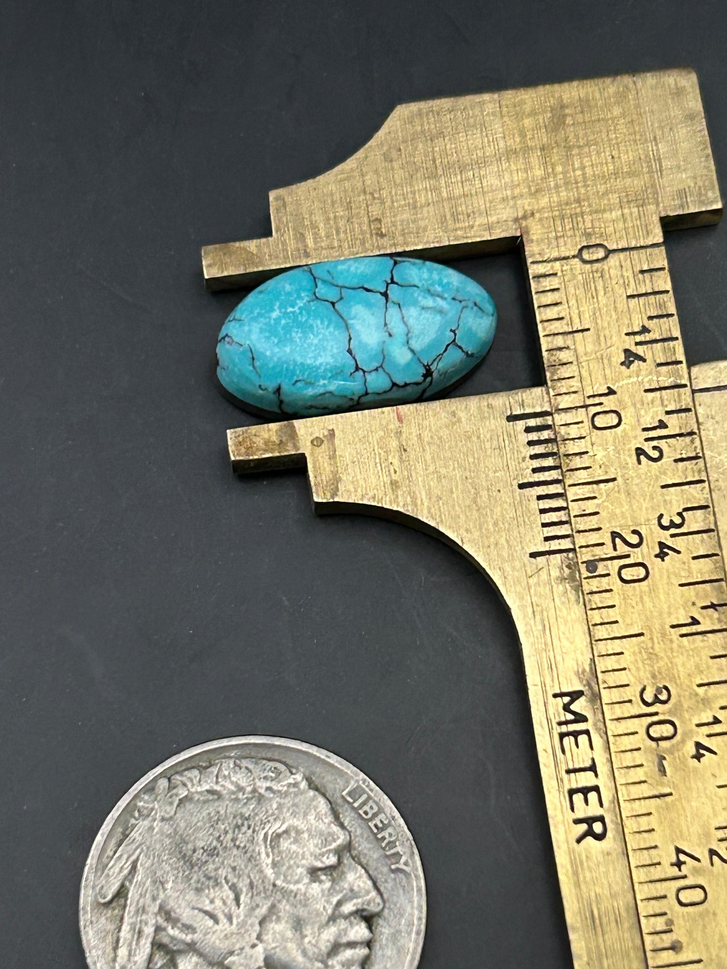 8ct Hubei Turquoise Cabochon