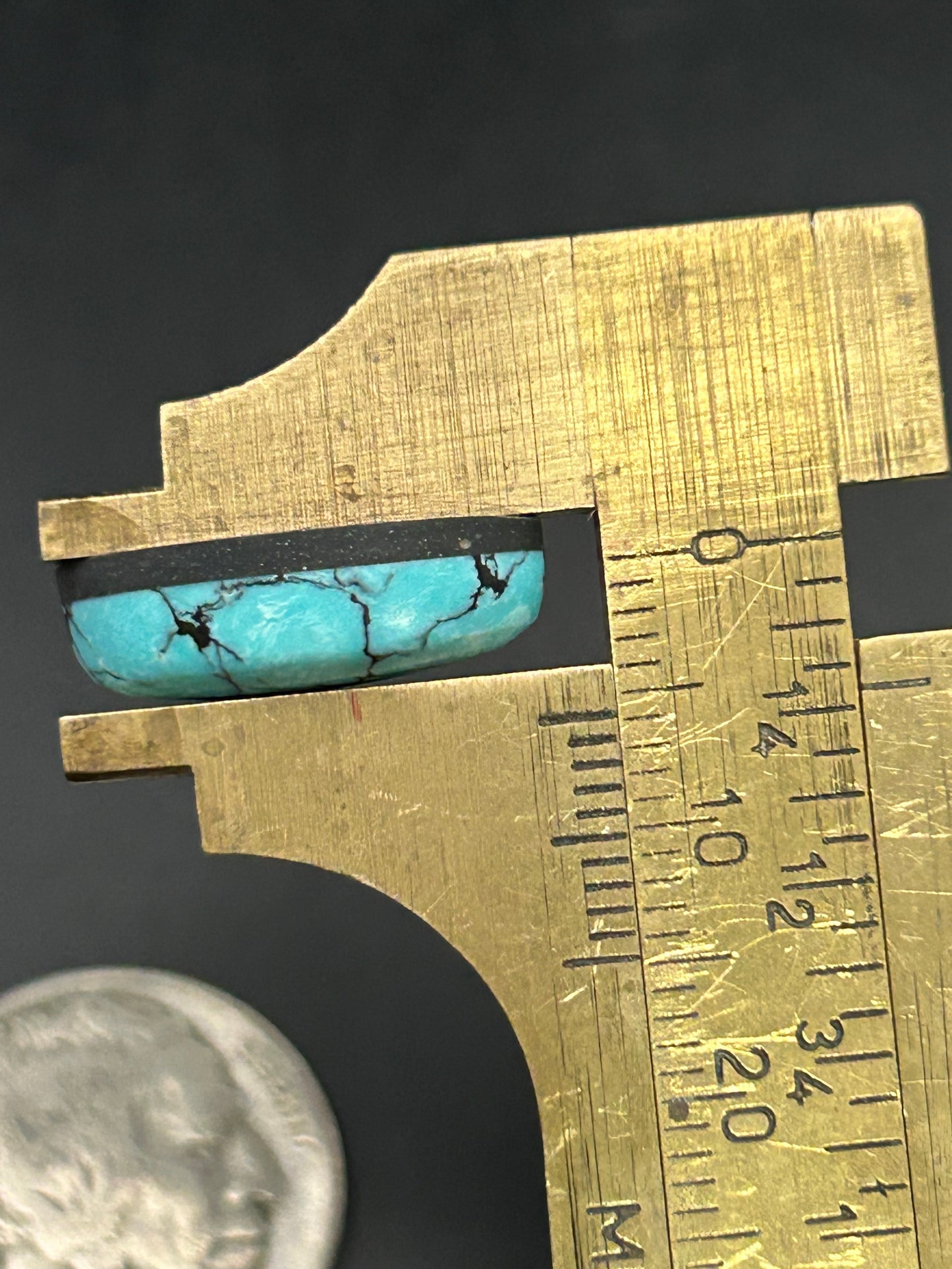 8ct Hubei Turquoise Cabochon