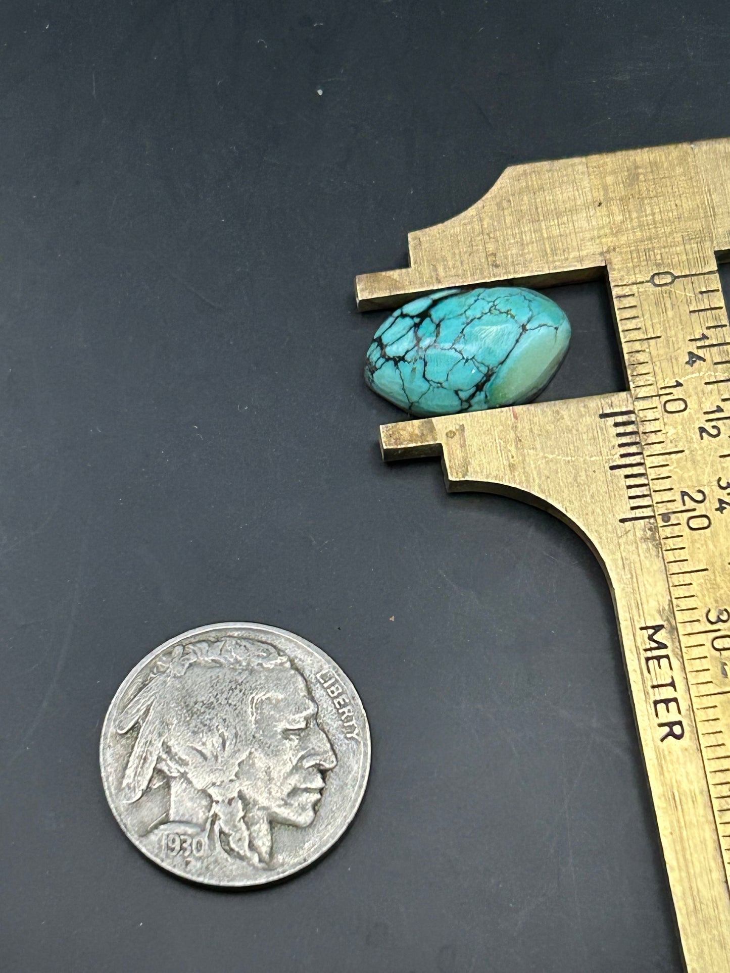 8.4ct Hubei Turquoise Cabochon