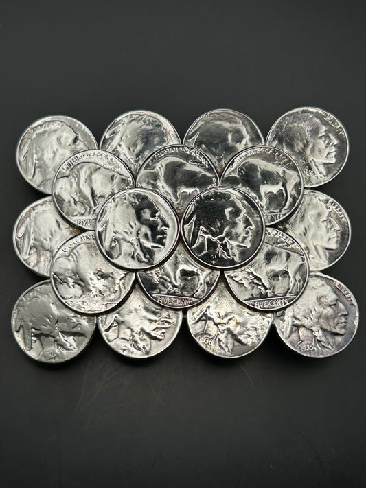 Buffalo Nickel Belt Buckle - Mens